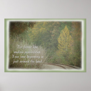 Poster inspirador do começo novo