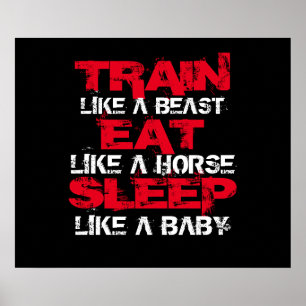 Poster inspirador do exercício