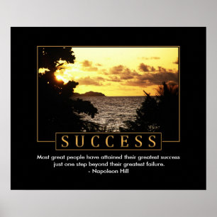 Poster inspirador do sucesso