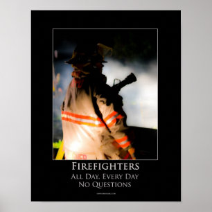 Poster inspirador dos sapadores-bombeiros