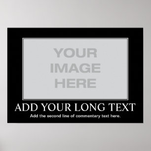 Poster inspirador feito sob encomenda -