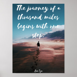 Poster Inspirador Lao Tzu