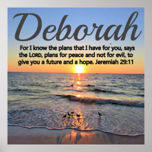 POSTER INSPIRANDO JEREMIAH 29:11 PERSONALIZADO