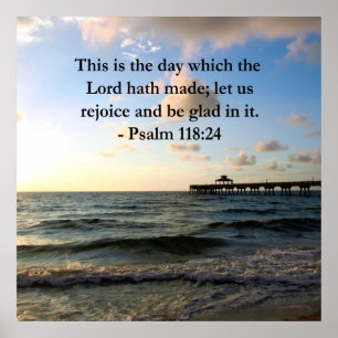 PÔSTER INSPIRANDO PSALM 118:24 VERSO