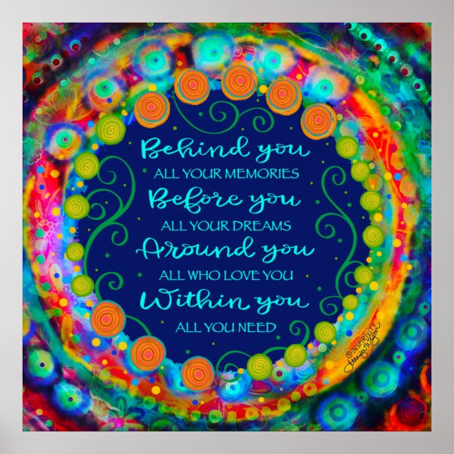 Poster Inspirando tudo o que você precisa na escola de sa (Frente)