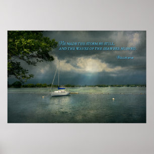 Pôster Inspiration - Hope - Sailor - Psalm 107-29