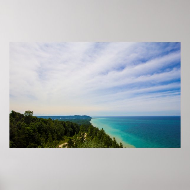 Poster Inspiration Point, Arcadia, Michigan (Frente)