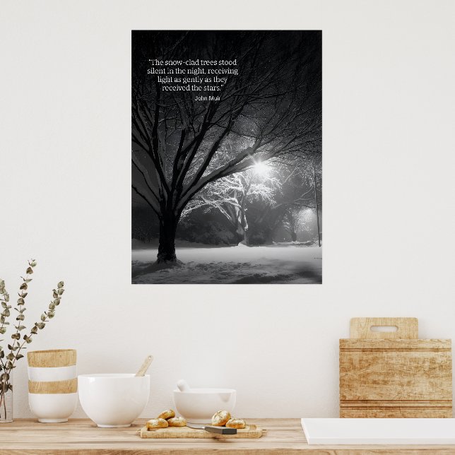Poster Inspirational motivational nature quote (Cozinha)