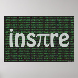 Pôster "Inspire" o poster, 14" x 11"