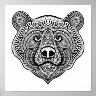Pôster Inspired Bear Face 2