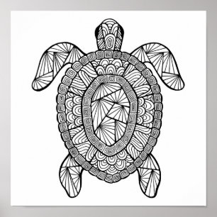 Poster Inspired Turtle 2