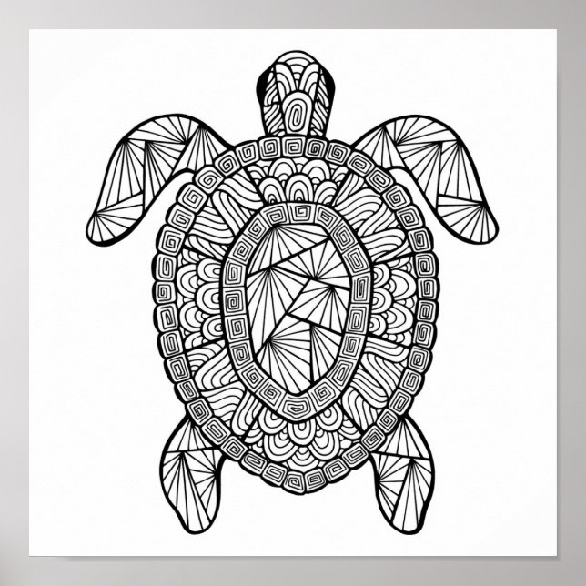 Poster Inspired Turtle 2 (Frente)