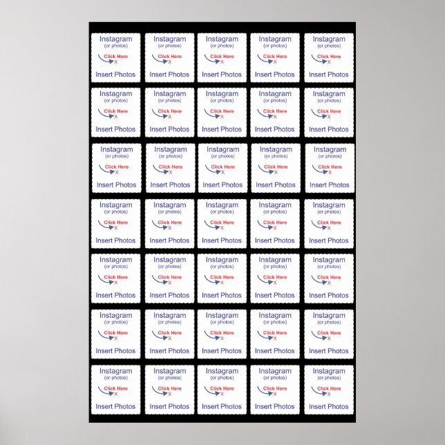 Poster Instagram ou Photo Easy Modelo (Frente)