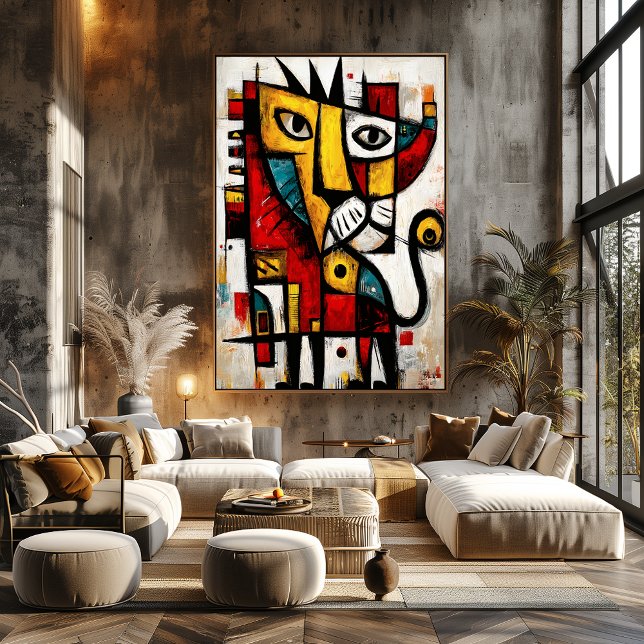 Poster Instinto Soberano — Expressão Abstrata Contemporân (Criador carregado)
