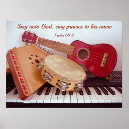 Poster Instrumentos Musicais