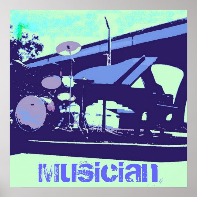 Poster Instrumentos musicais (Frente)