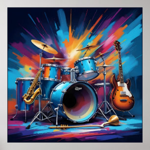 Poster Instrumentos Musicais