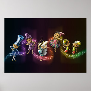 Poster Instrumentos Musicais