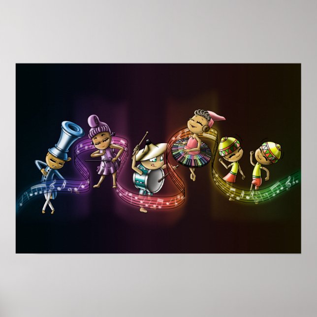 Poster Instrumentos Musicais (Frente)