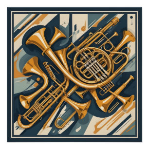 Pôster Instrumentos Musicais