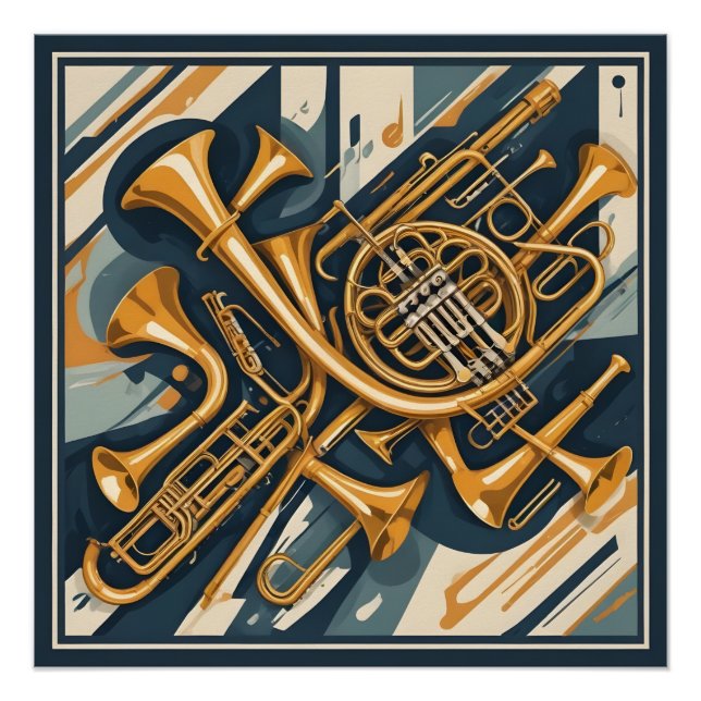 Pôster Instrumentos Musicais (Frente)