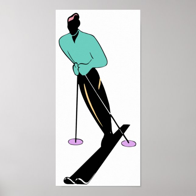 PÔSTER INSTRUTOR SKI (Frente)