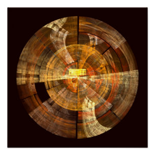 Pôster Integridade Abstrato Art