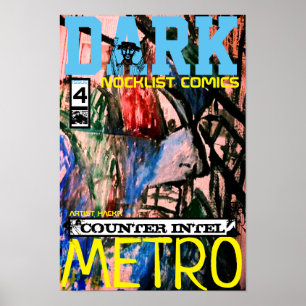 POSTER INTELECTO CONTRÁRIOS METRÔ ESCURO