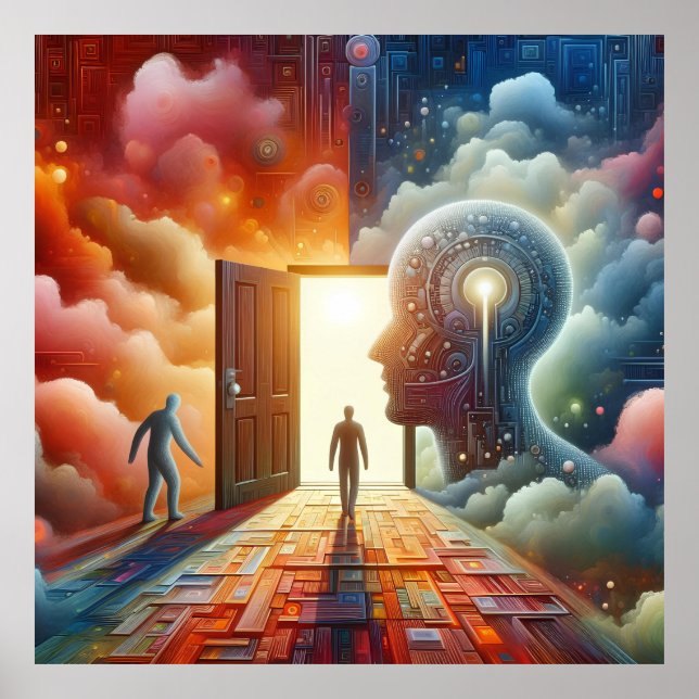 Poster Intelecto iluminado (Frente)