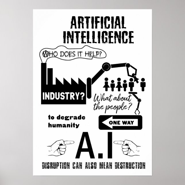 Poster Inteligência artificial (Frente)