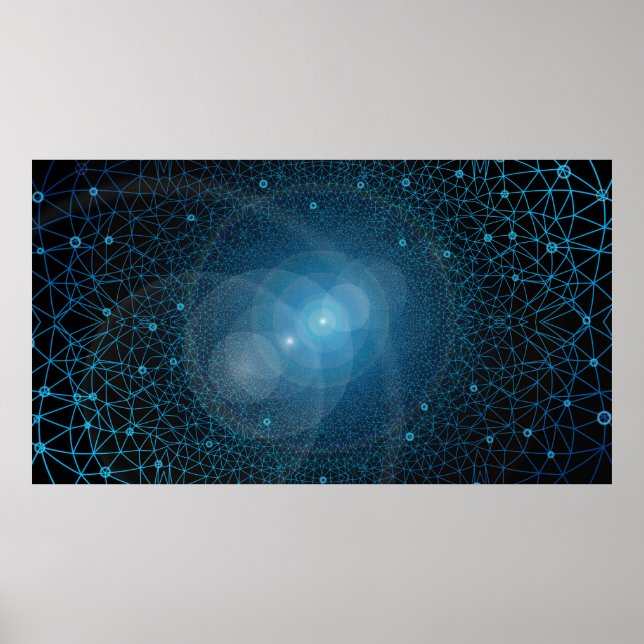 Poster Inteligência artificial de polígonos (Frente)