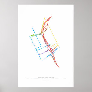 Pôster Interchange Choreography: Newport News, VA, US