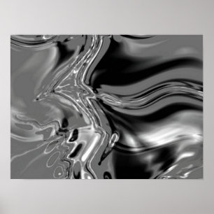 Poster Interconectado - Preto e Branco