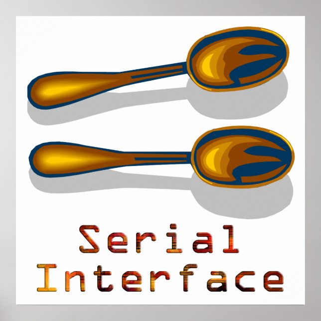 Pôster Interface serial (Frente)