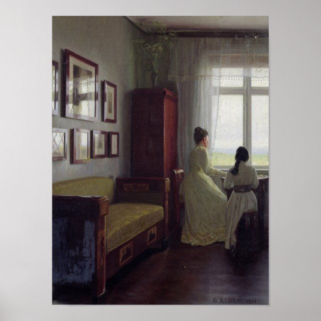 Pôster Interior, 1901 (Frente)