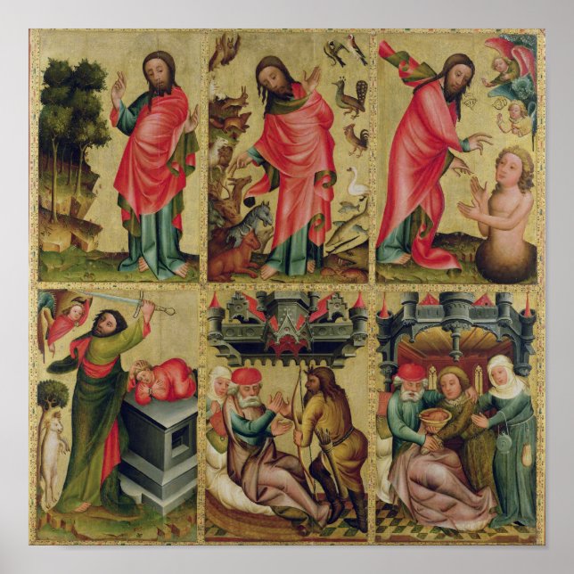 Pôster Interior à esquerda do Altar Alto (Frente)