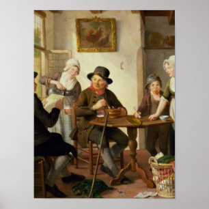 Pôster Interior da casa de campo