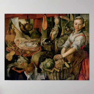 Pôster Interior da cozinha, 1566