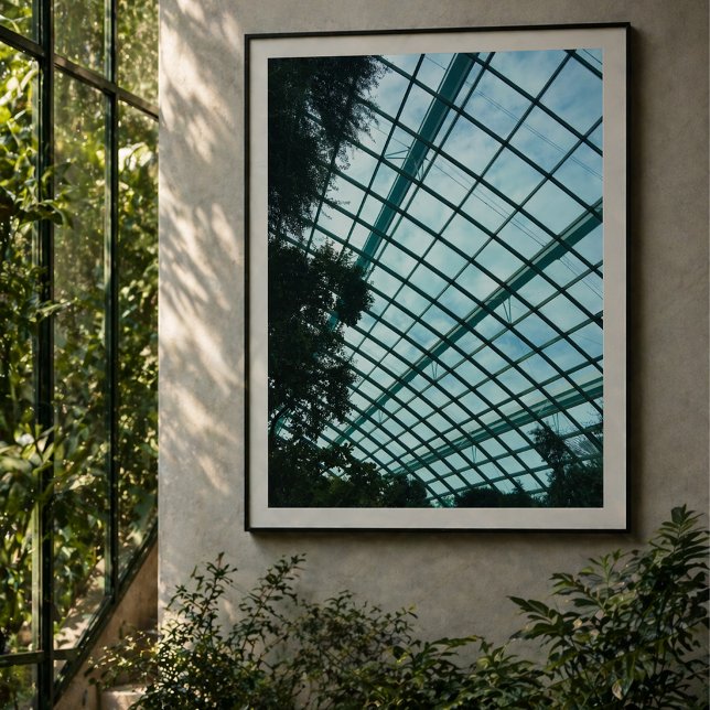 Poster Interior da Cúpula de Vidro da Floresta das Nuvens (Criador carregado)