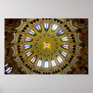 Pôster Interior da Cúpula do Edifício do Parlamento