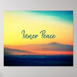 Poster Interior da Paz Belo Monte Sunset