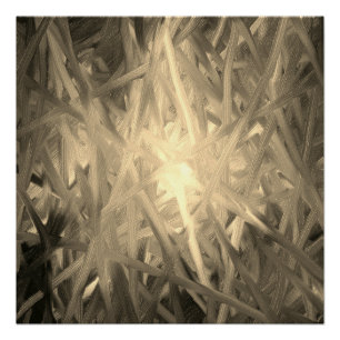 Pôster Interior de luz monocromática