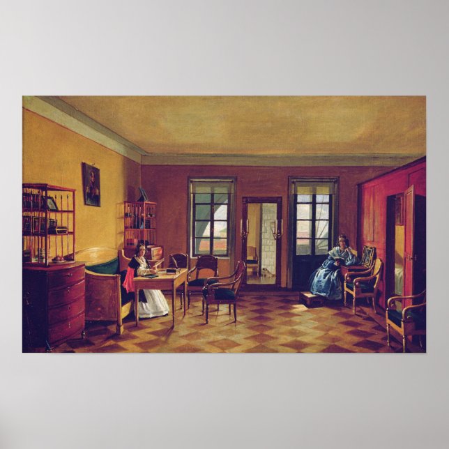 Pôster Interior de um sótão (Frente)