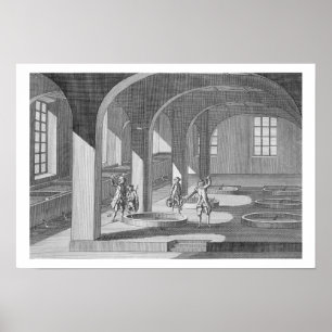 Pôster Interior de uma fábrica de sabão, ilustração p