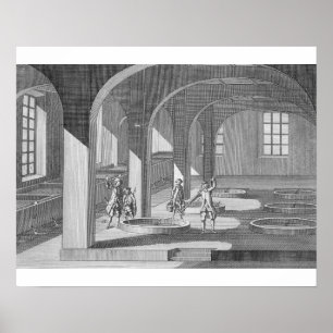 Pôster Interior de uma fábrica de sabão, ilustração p