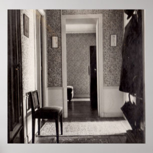 Poster Interior do art deco, Paris 1936