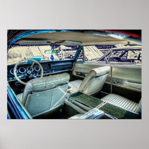 Poster 'Interior do carregador de 66 Dodge
