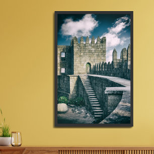 Poster Interior do Castelo de Guimaraes. Guimaraes, Portu