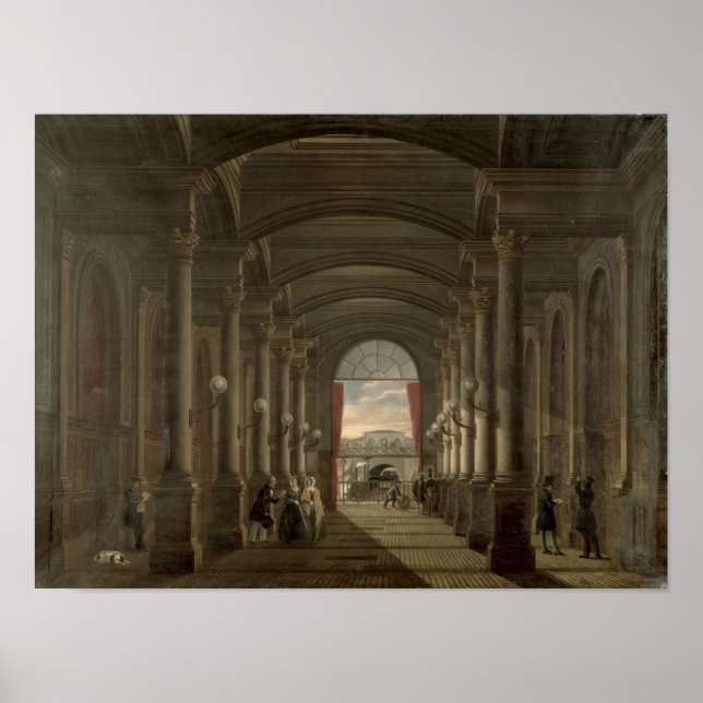 Pôster Interior do Gare Santo-Lazare (Frente)