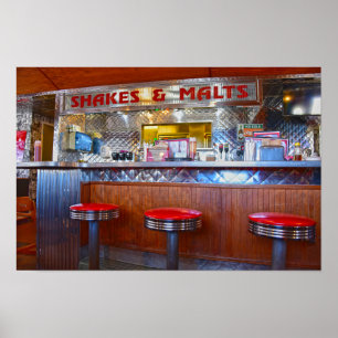 Poster Interior do Iggy's Diner, Carthage, Missouri